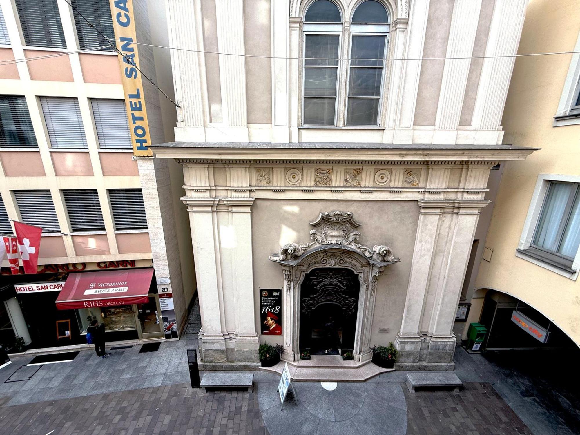 San Carlo Luxury Apartments 盧加諾 外观 照片